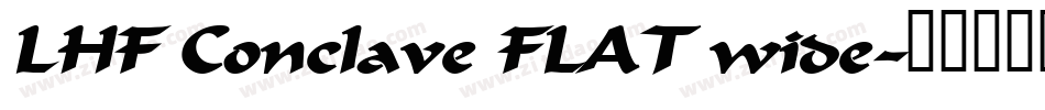 LHF Conclave FLAT wide字体转换